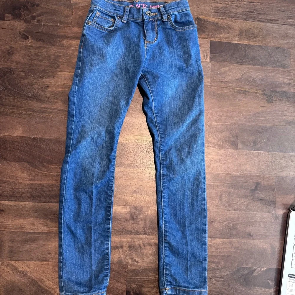 The Children's Place Super Skinny Blue Jeans,‎ Size Kids 8 Slim